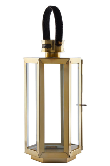 Herber Small Gold Finish Lantern